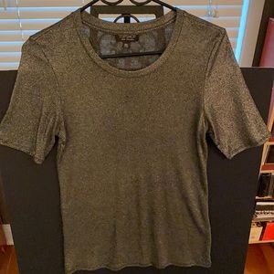 A stretchy, glittery Topshop dress T-shirt